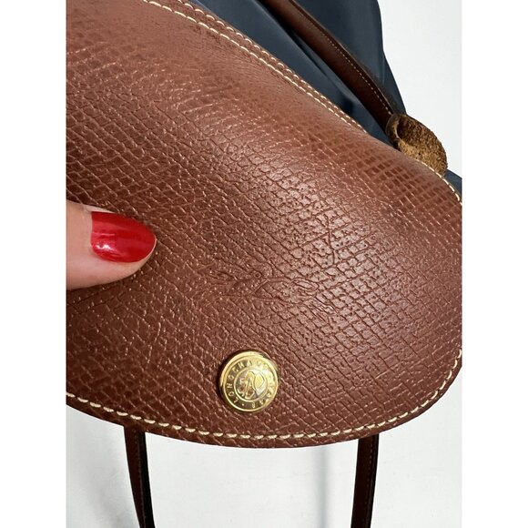 Longchamp Le Pliage Tote Bag Nylon Shoulder Purse Handbag Authentic - Picture 7 of 16